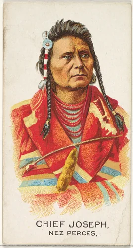 Chief Joseph, Nez Perces, from the American Indian Chiefs series (N2) for Allen & Ginter Cigarettes Brands by Allen & Ginter, print, 1888
