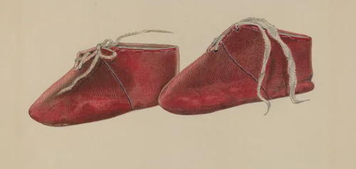 Baby's Shoe by William Frank, index of american design, 1937