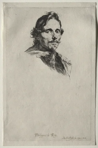 Philippe Le Roy by Anthony van Dyck, print, 1630-1633