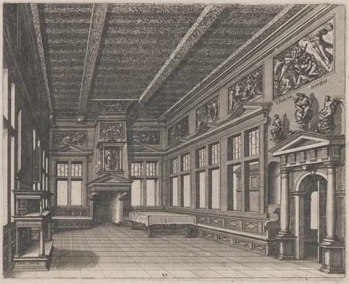 Interior with Buffet, Chimney, and Religious Paintings by Lucas van Doetechum
Johannes van Doetechum the Elder
Hans Vredeman de Vries
Hieronymus Cock, portfolio, 1560