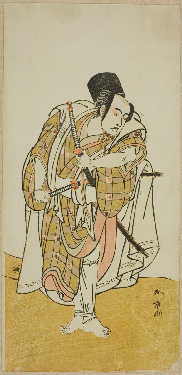 The Actor Ichikawa Yaozo II (?) by Katsukawa Shunsho (勝川 春章), print, 1760-1792