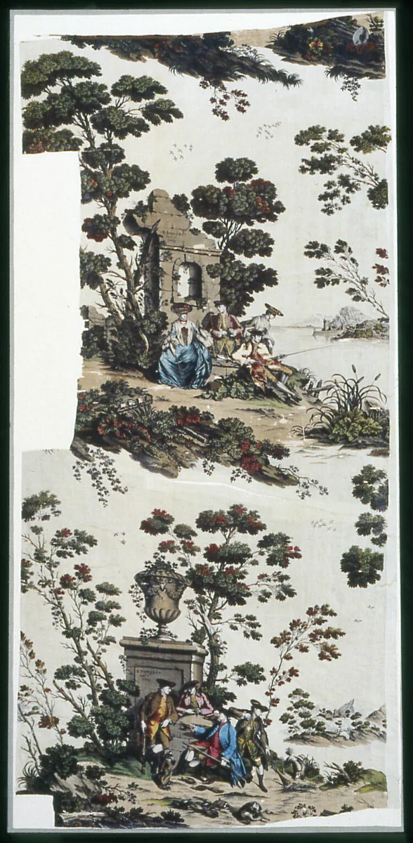 Panel (Furnishing Fabric) by Robert Jones, textile, 1769