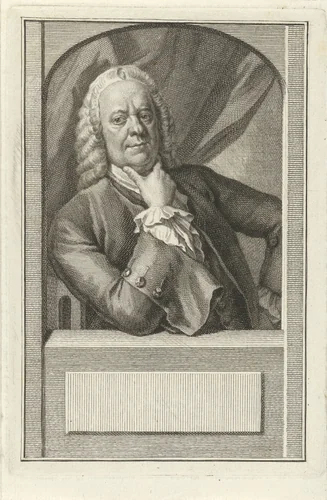 Portret van Philip van Dijk by Jacob Houbraken, print, 1769-1771