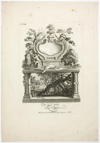 Earth by Johann Esaias Nilson, print, 1741-1788