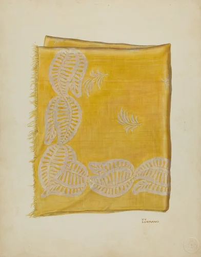 Printed Textiles by Joseph Lubrano, index of american design, 1940
