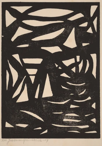 Composition XXII by Jacoba van Heemskerck van Beest, print, 1876-1923