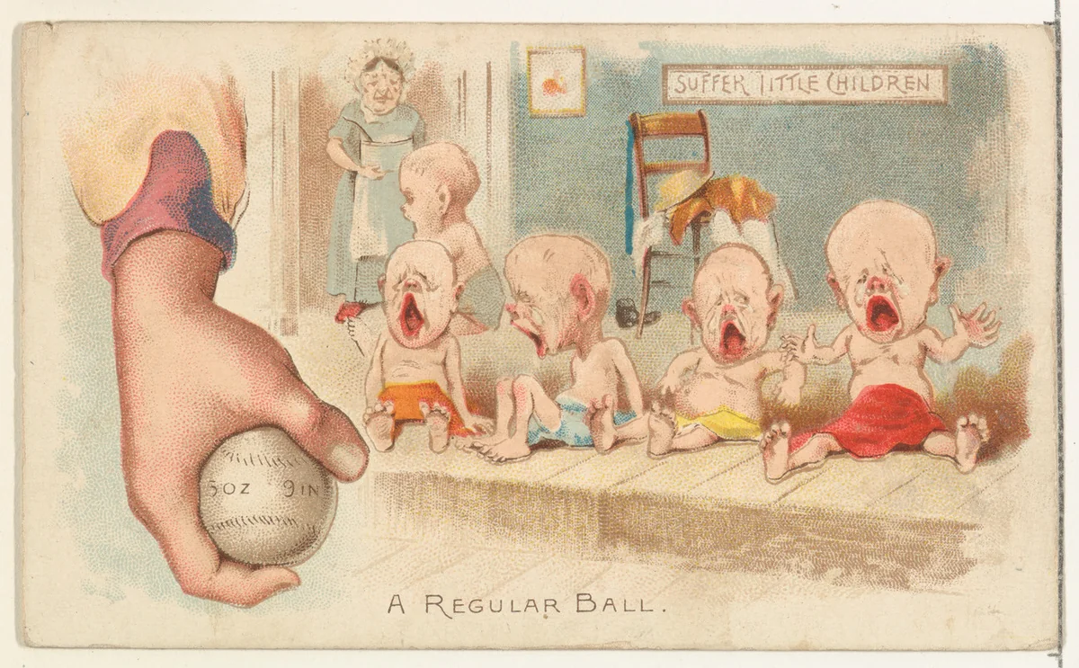 A Regular Ball, from the Talk of the Diamond set (N135) issued by Duke Sons & Co., a branch of the American Tobacco Company by W. Duke, Sons & Co., print, 1888