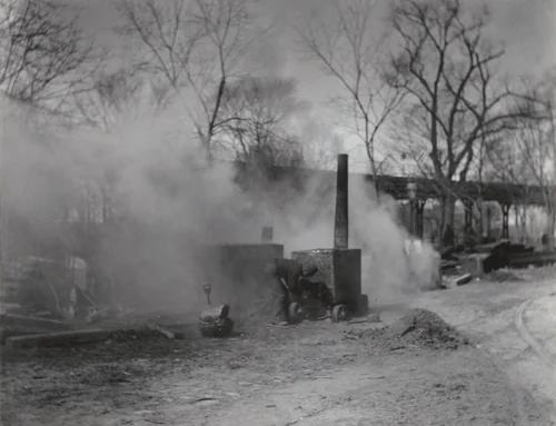 The Asphalt Paver by Alfred Stieglitz, photograph, 1892-1893