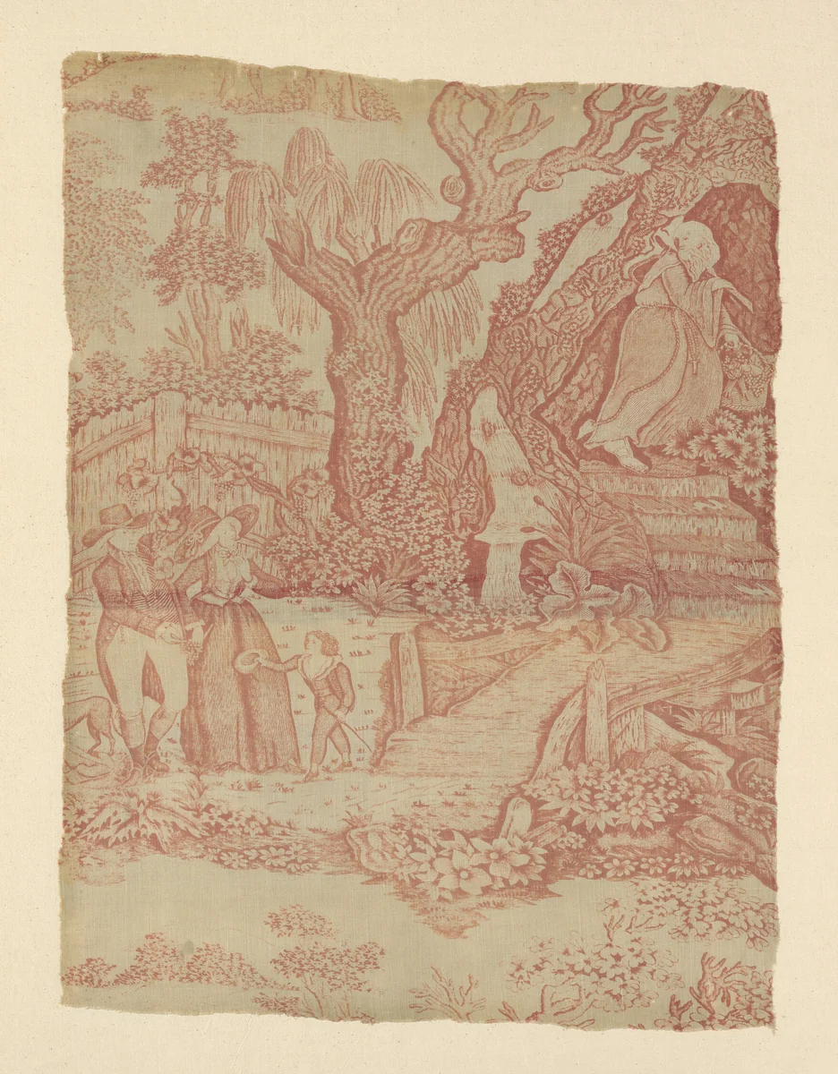 Changing Seasons (Furnishing Fabric) by England, textile, 1789-1790