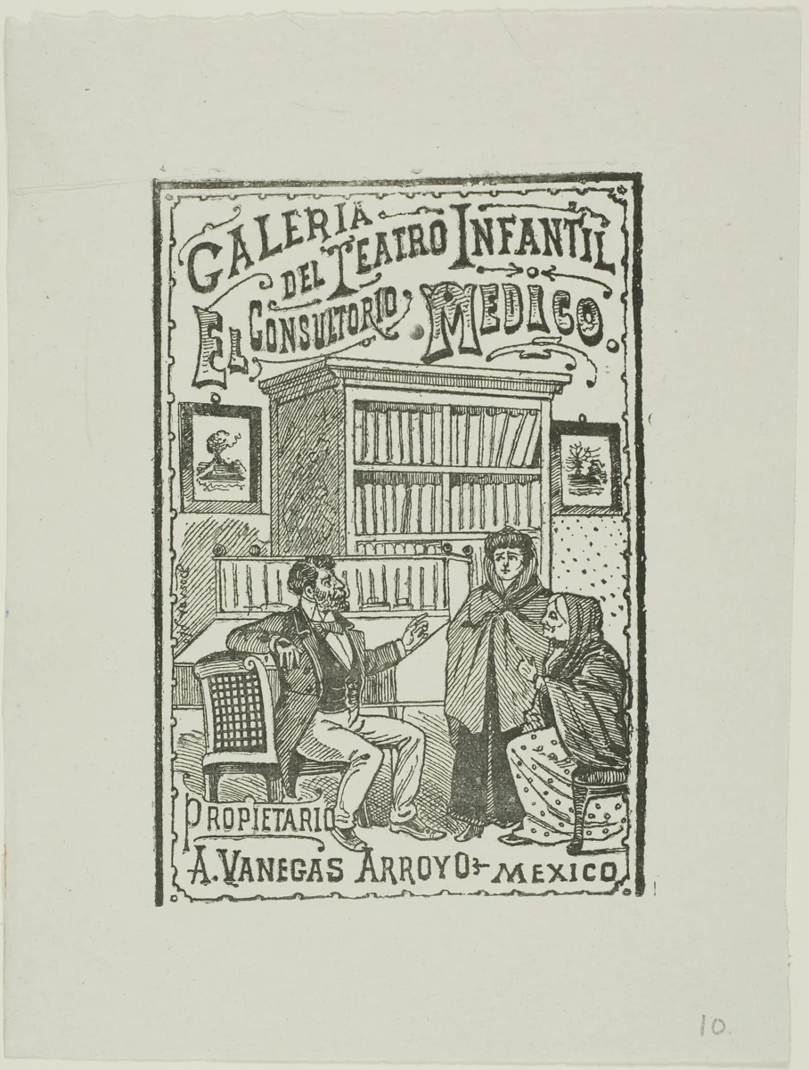The Doctor's Office by José Guadalupe Posada, print, 1871-1913