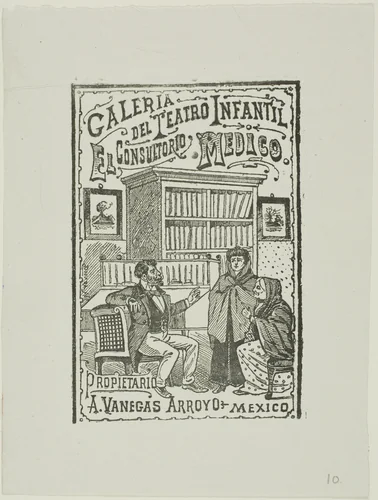 The Doctor's Office by José Guadalupe Posada, print, 1871-1913