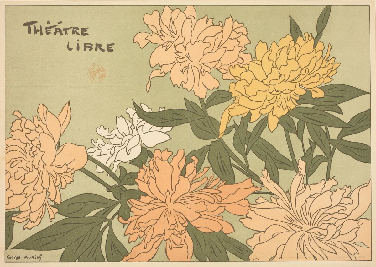 Ménages d'artistes; Le Maître by George Auriol, print, 1890