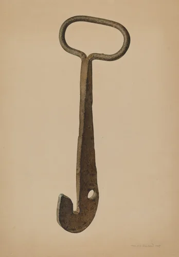 Log Loading Hook by Harold Ballerd, index of american design, 1939