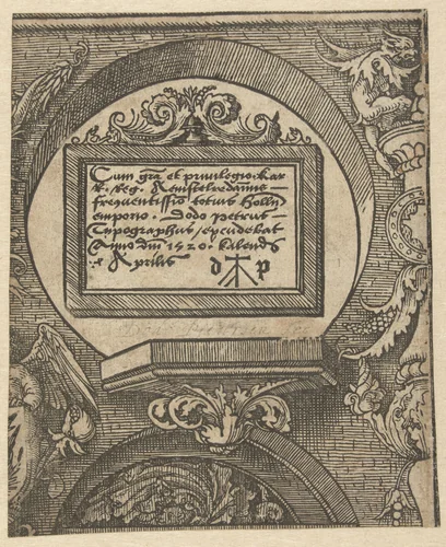 Adres van de drukker by Jacob Cornelisz van Oostsanen, print, 1520