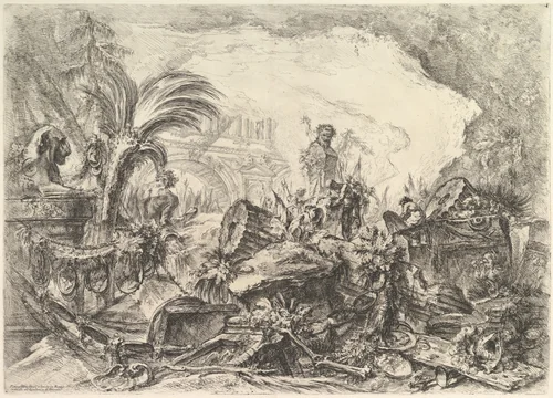 The Triumphal Arch, from "Grotteschi" (Grotesques) by Giovanni Battista Piranesi, print, 1743-1753