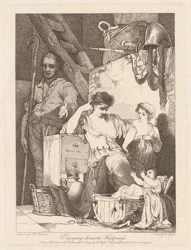 Enjoying Domestic Happiness by Robert Blyth
John Hamilton Mortimer, print, 1779