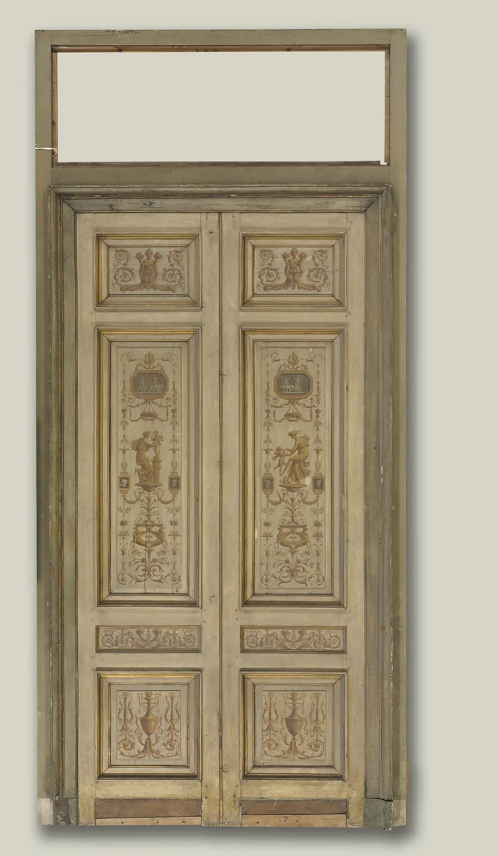 Double-Leaf Doors by Pierre Rousseau, painting, 1790-1799