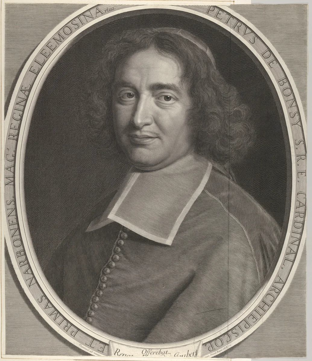 Le cardinal Pierre de Bonzi by Robert Nanteuil, print, 1678