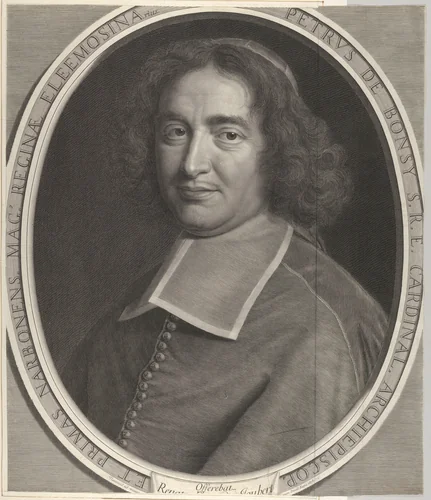 Le cardinal Pierre de Bonzi by Robert Nanteuil, print, 1678