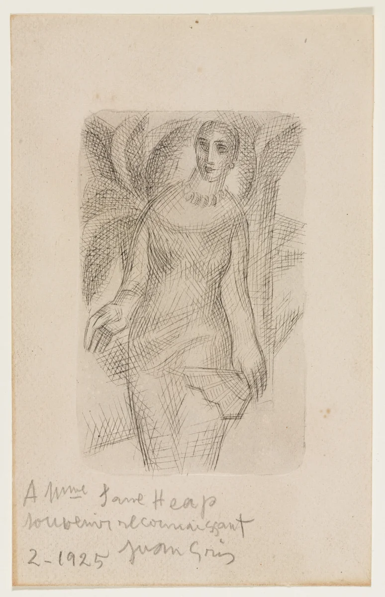 Drawing for Mouchoir de Nuages by Juan Gris, drawing, 1925