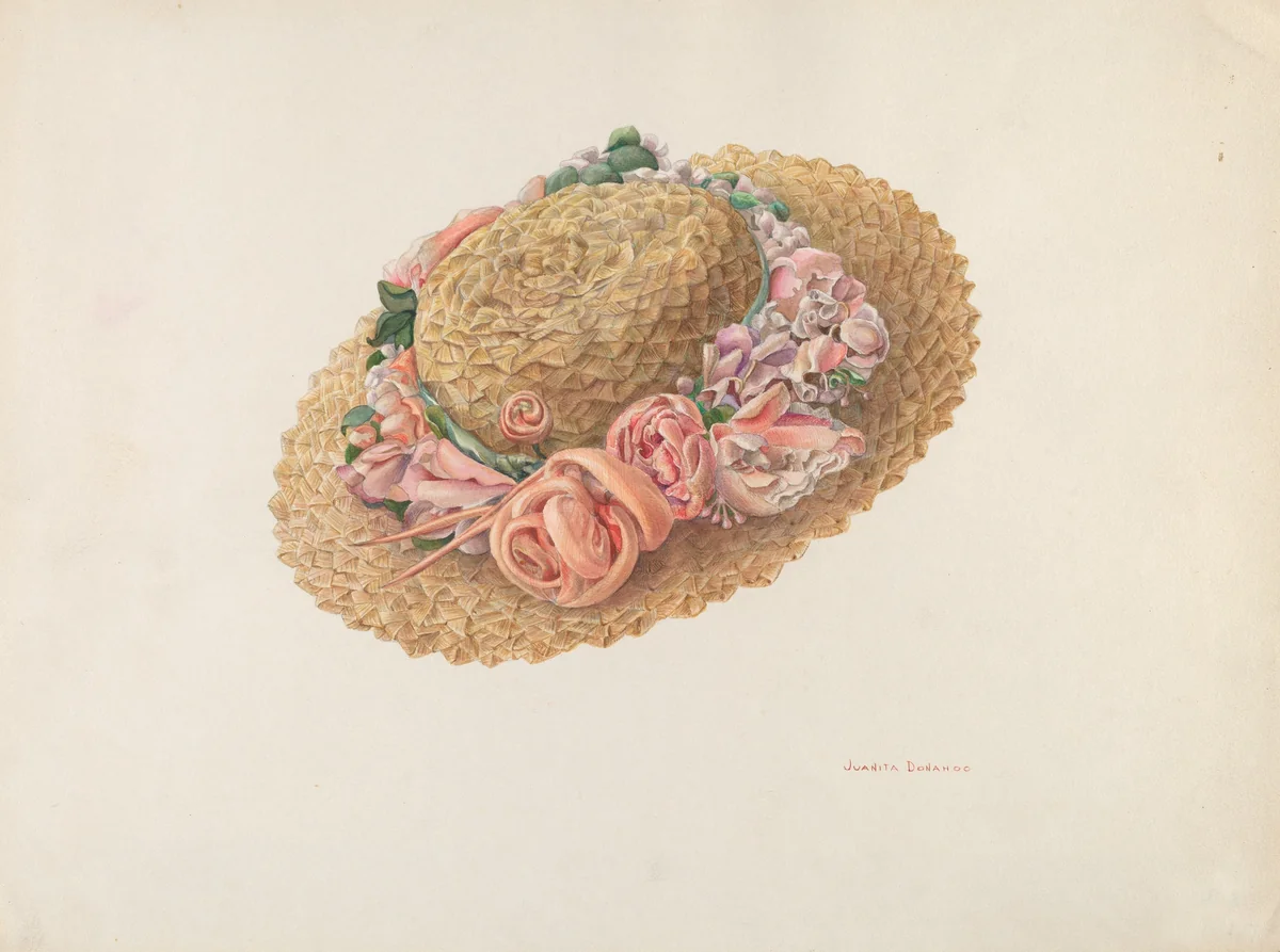 Hat by Juanita Donahoo, index of american design, 1941