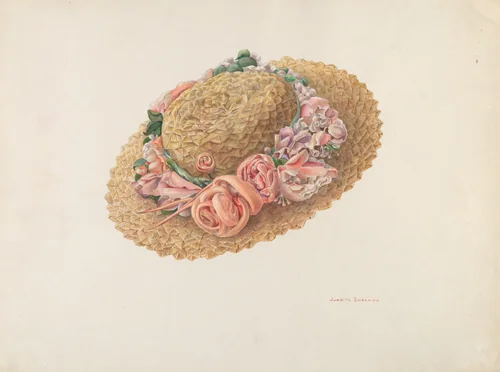 Hat by Juanita Donahoo, index of american design, 1941