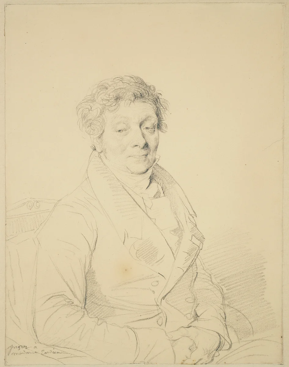 Pierre Alexandre Tardieu by Jean-Auguste-Dominique Ingres, drawing, 1815-1867