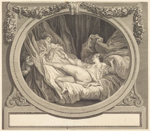 Le verre d'eau by Jean Honoré Fragonard, print, 1746-1831