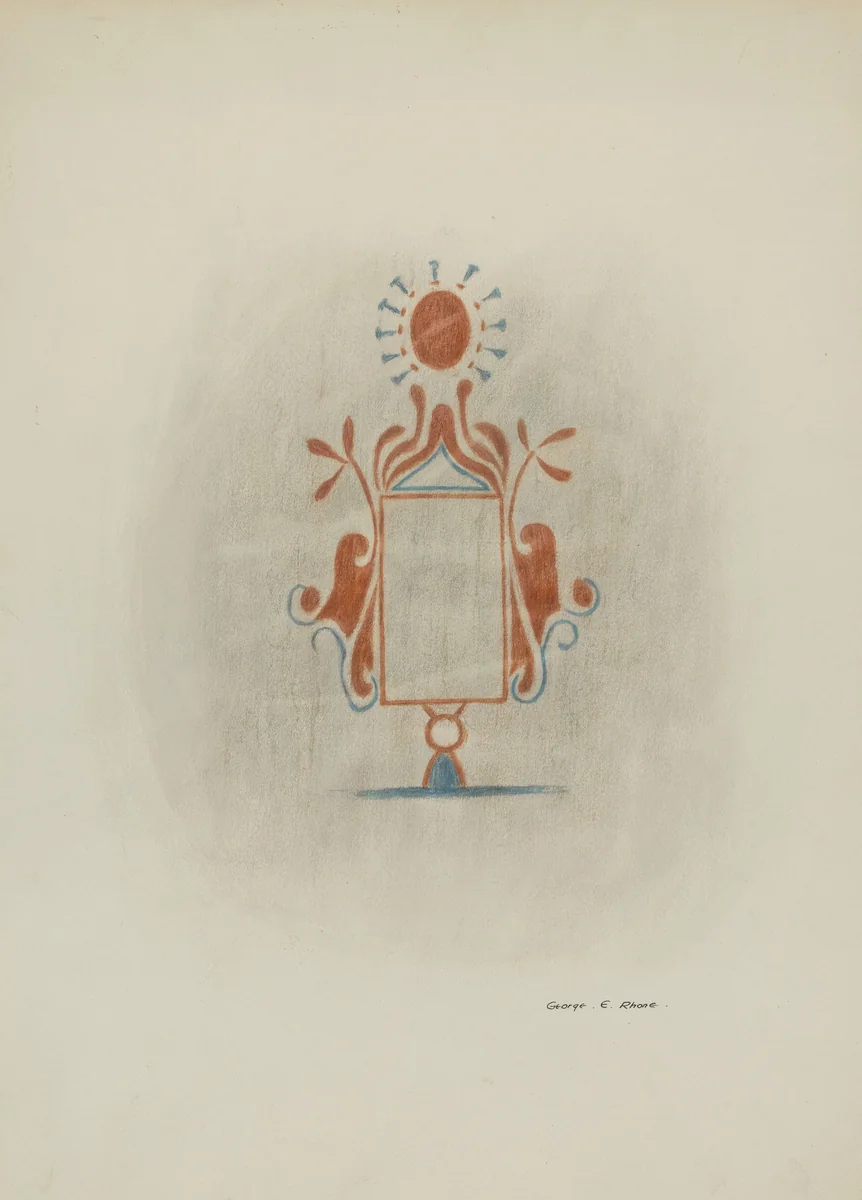 Wall Painting by George E. Rhone, index of american design, 1939