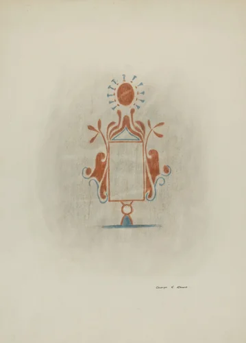 Wall Painting by George E. Rhone, index of american design, 1939