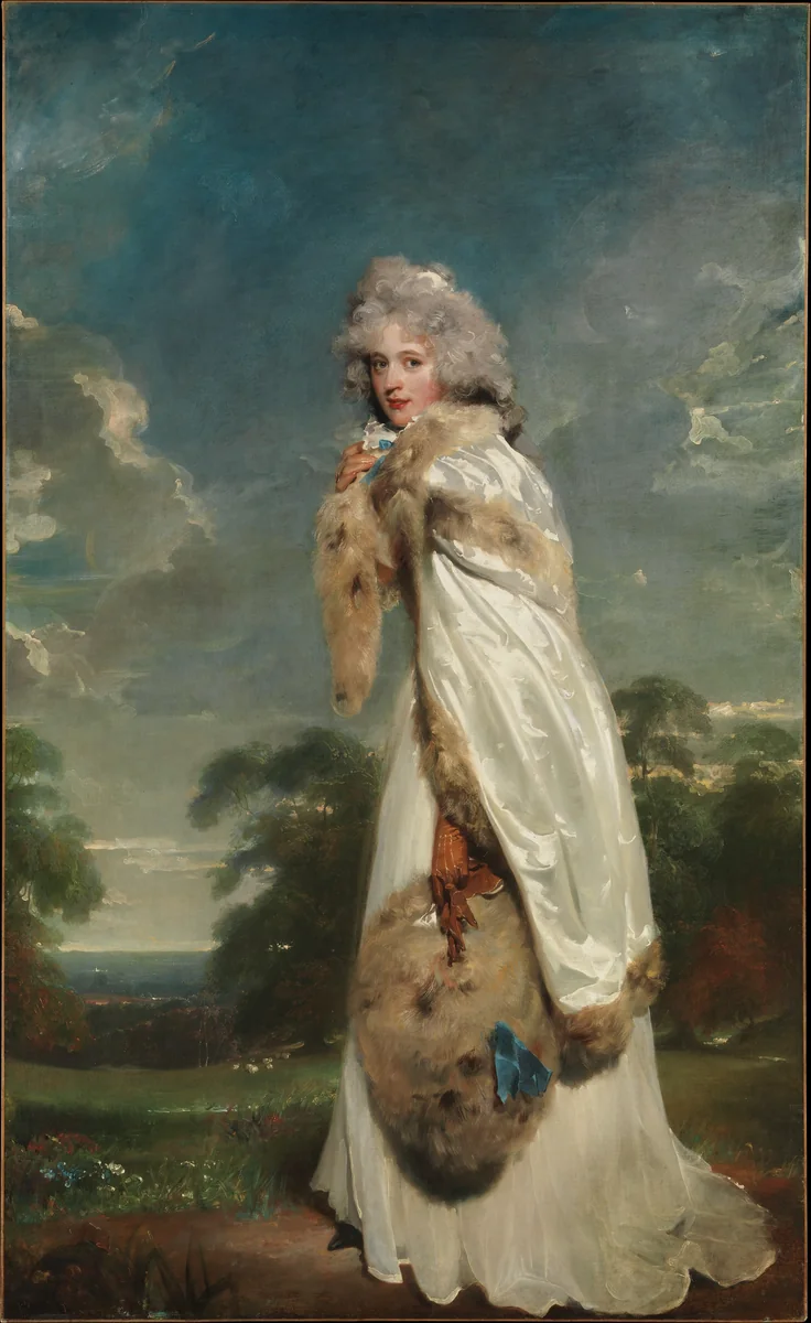 Elizabeth Farren (born about 1759, died 1829), Later Countess of Derby by Sir Thomas Lawrence, painting, 1790