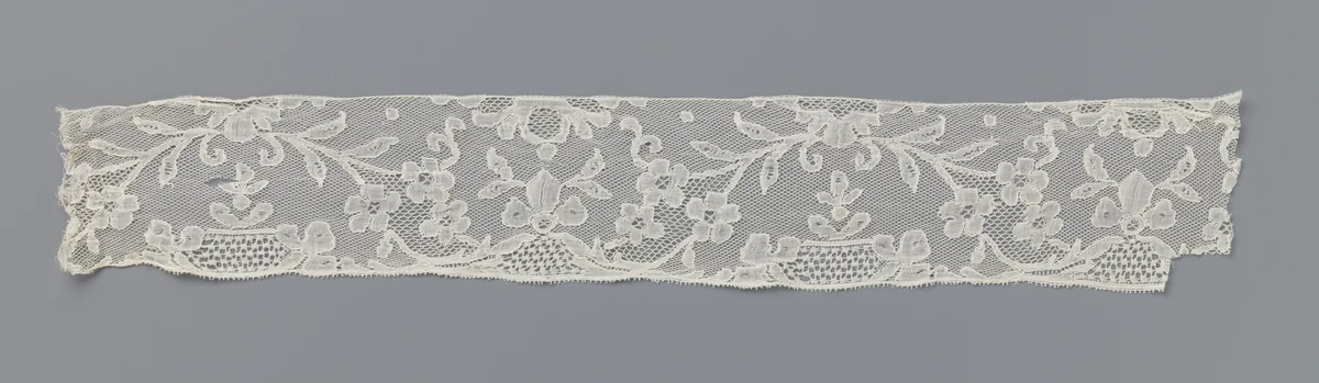 Strook kloskant zogenaamde pottekant by anonymous, other, 1890-1910