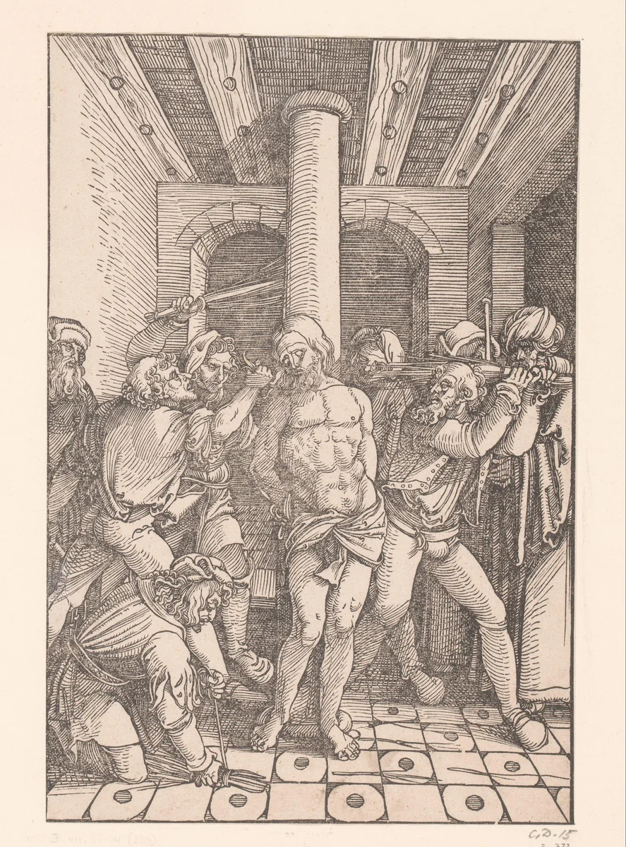 Geseling van Christus by anonymous, print, 1506-1507