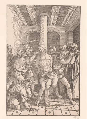 Geseling van Christus by anonymous, print, 1506-1507
