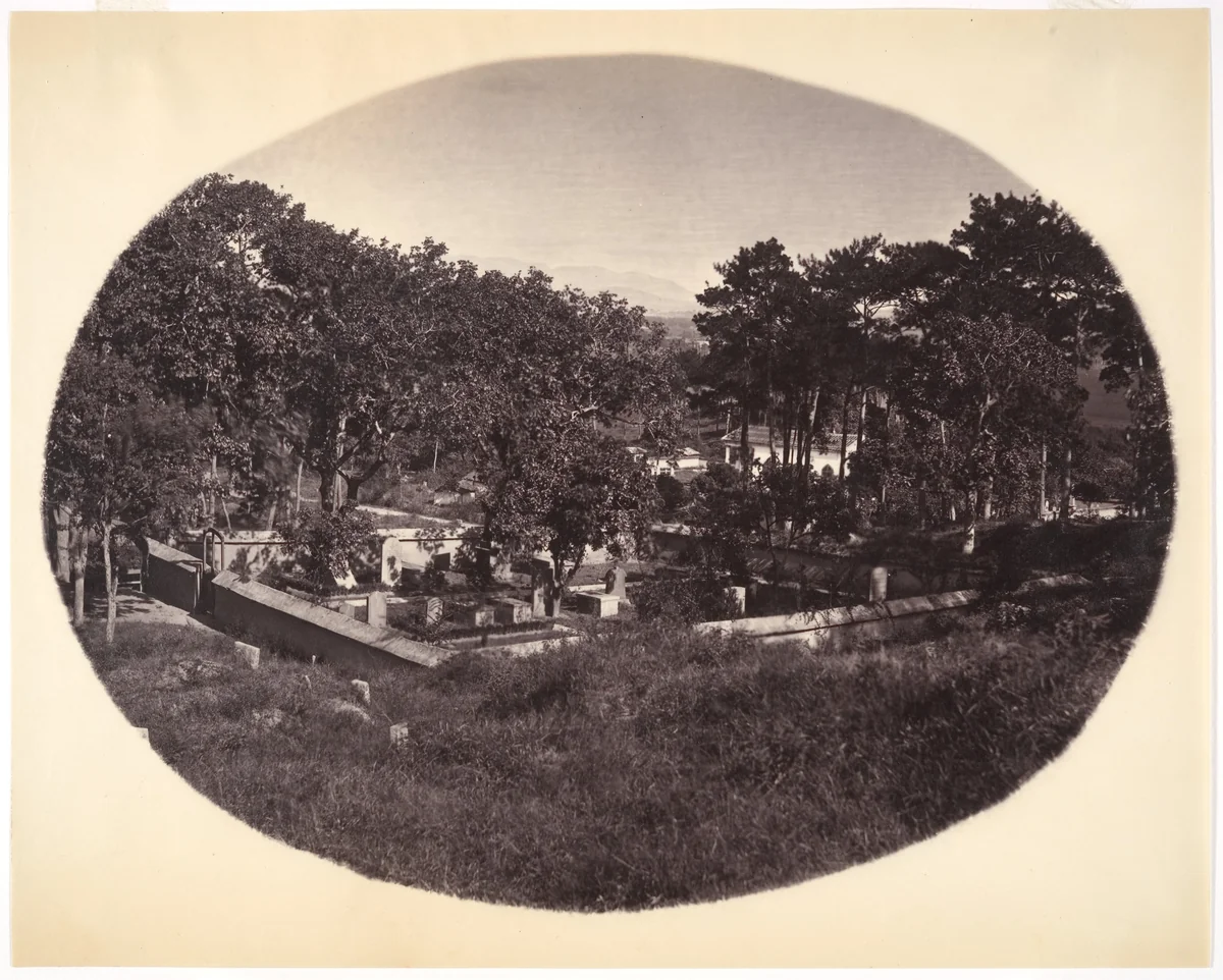 The Cemetery, Foochow by John Thomson, photograph, 1869