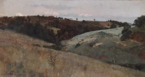 Landscape by Kenyon Cox, artwork, 1883