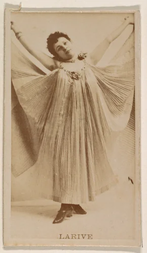 Larive, from the Actresses series (N245) issued by Kinney Brothers to promote Sweet Caporal Cigarettes by Kinney Brothers Tobacco Company, photograph, 1890