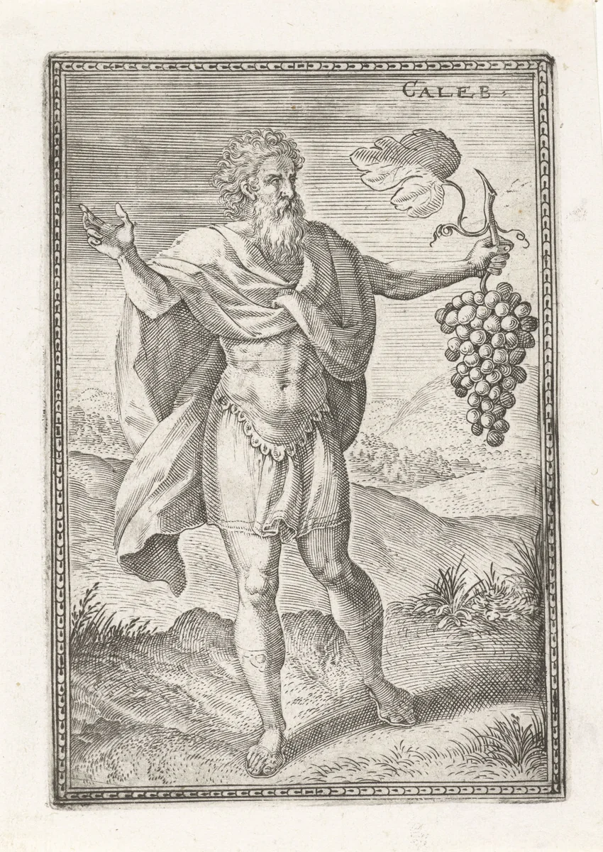 Kaleb by Johann Sadeler, print, 1575