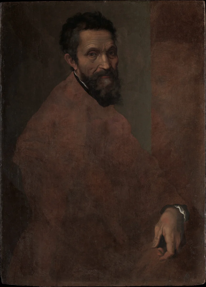 Michelangelo Buonarroti (1475–1564) by Daniele da Volterra, painting, 1540-1550