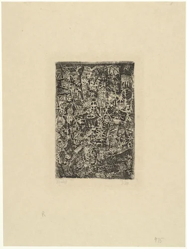 Little World (Kleinwelt) from the periodical in portfolio form Die Schaffenden, vol. 1, no. 1 by Paul Klee, print, 1914