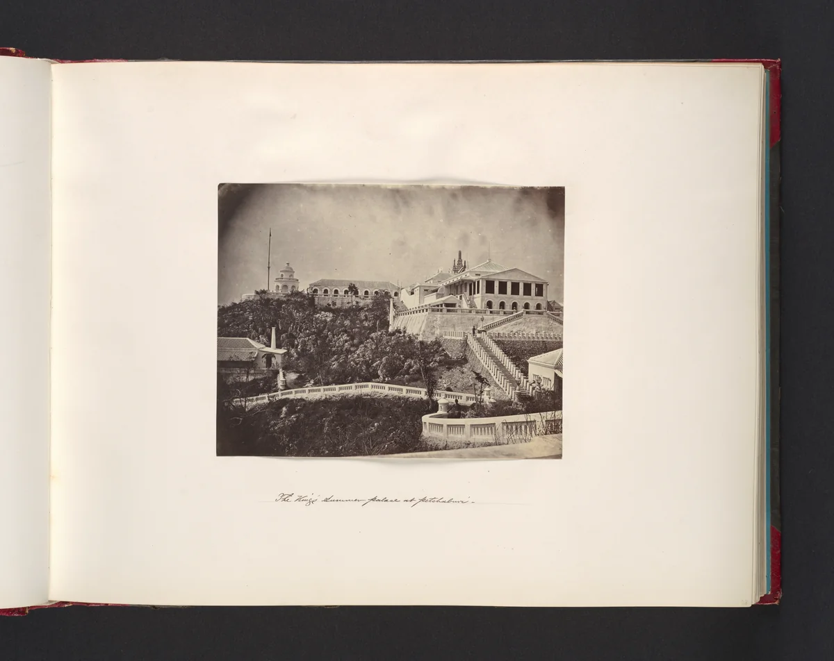 The King's Summer Palace at Petchaburi by John Thomson, photograph, 1865