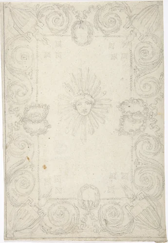 Design for Ceiling by anonymous, drawing, 1700-1799