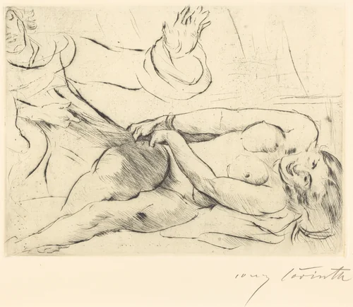 Joseph und Potiphars Weib II (Joseph and Potiphar's Wife II) by Lovis Corinth, print, 1915