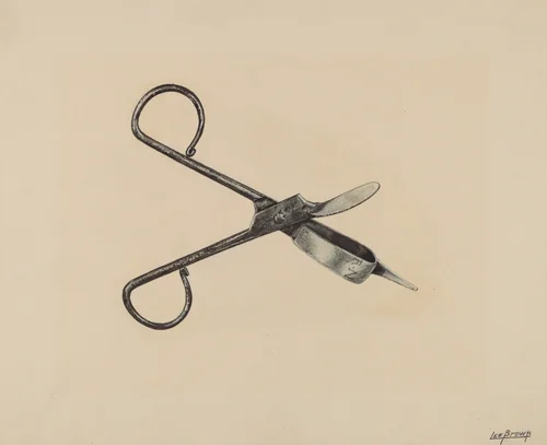 Candle Snuffer by Lee Brown, index of american design, 1939