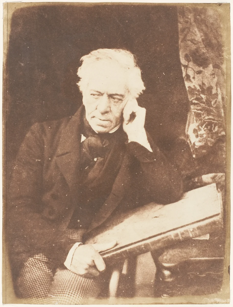 Sir William Allan, P.R.S.A. by Hill and Adamson, photograph, 1843-1847