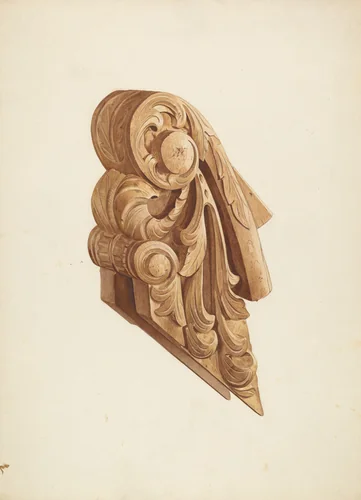 Ship's Billethead by Willard Hazen, index of american design, 1939