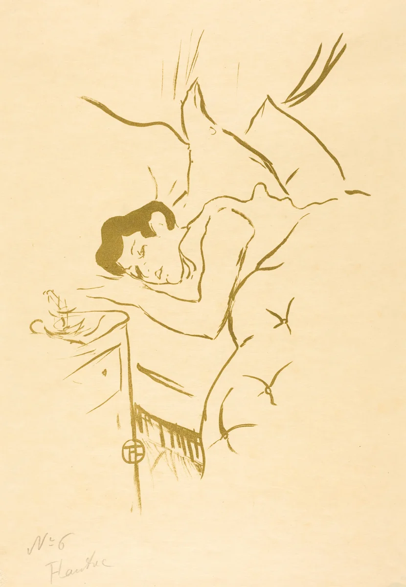 Your Mouth (Ta bouche) by Henri de Toulouse-Lautrec, print, 1893