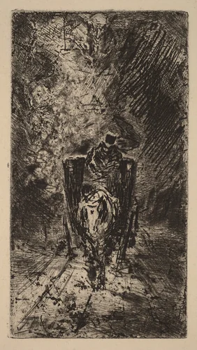 Spleen et Idéal by Félix-Hilaire Buhot, print, 1876