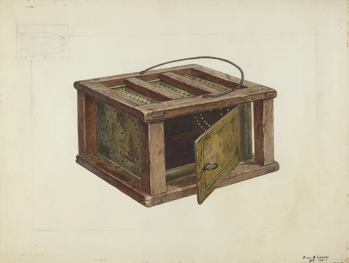 Foot Warmer by James M. Lawson, index of american design, 1936