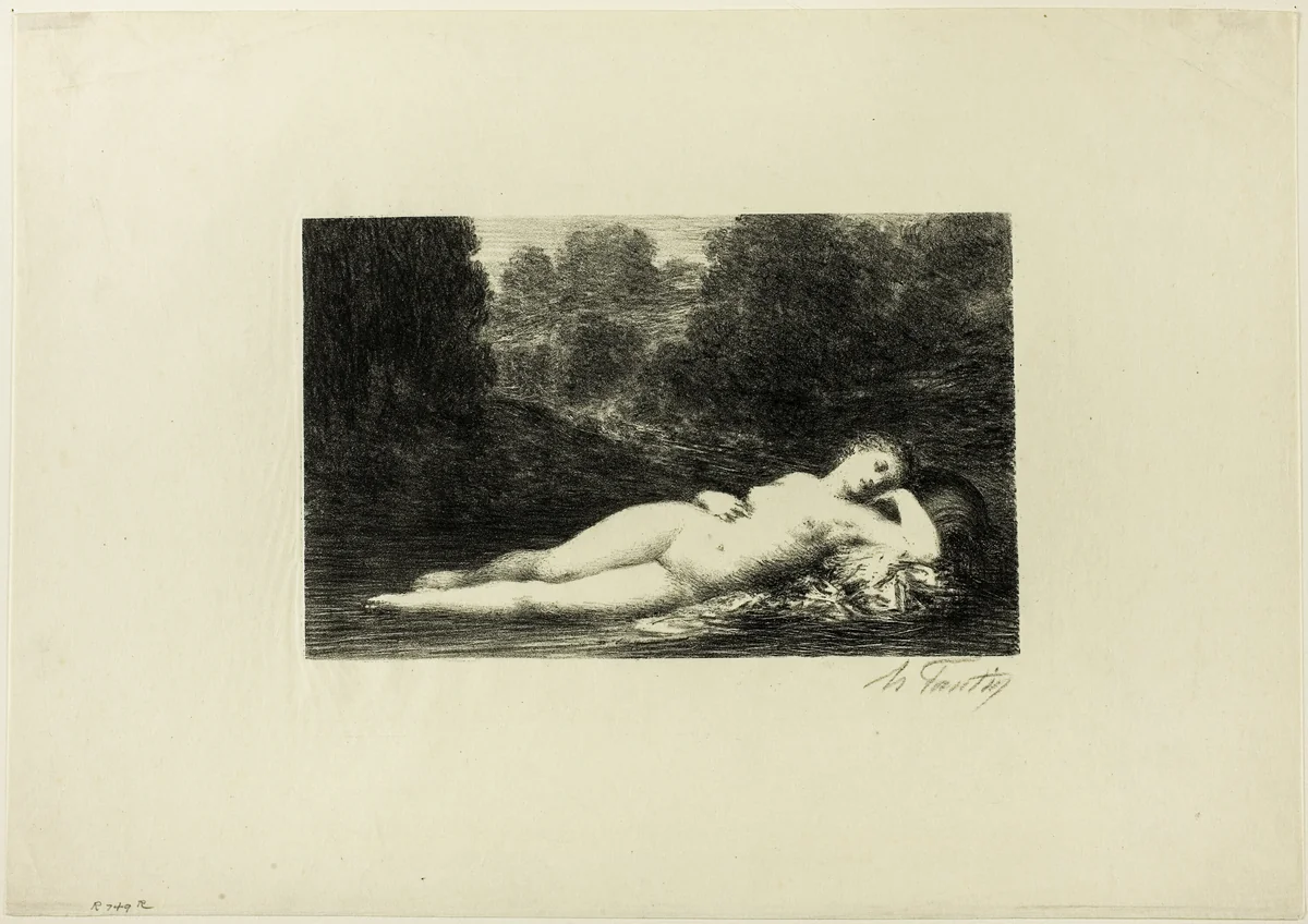 Silent Water by Henri Fantin-Latour, print, 1903
